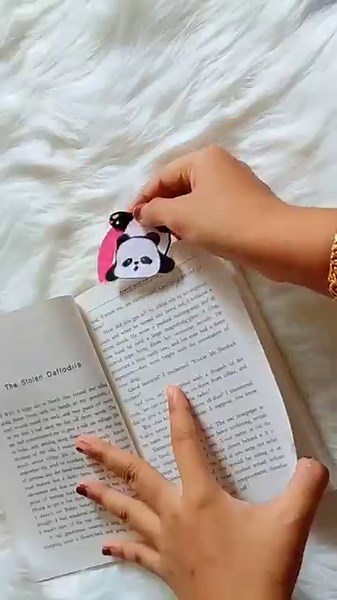 ✨️Day 9 :DIY Cute Panda Bookmark |🐼Easy Paper Craft Idea | Kawaii Bookmark Tutorial #shorts