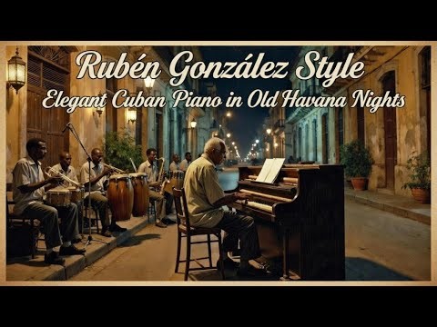Rubén González Style - Elegant Cuban Piano in Old Havana Nights 🎹Romantic Cuban Piano Vibes