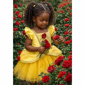 Princess Belle, Beauty and the Beast Dress for Toddler, Christmas Baby Costume - Etsy