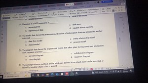 Datastore in a DFD represents a: a. sequential file b. reposi... | Filo