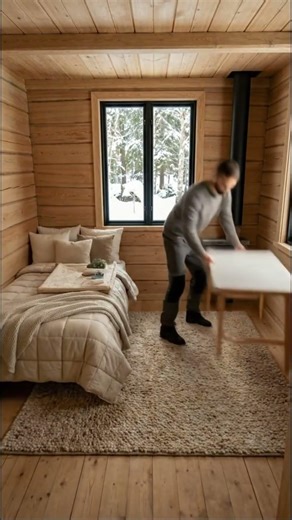 I Renovated My Cabin and Found the PERFECT Cozy Space #AbandonedCabin #Renovation #beforeafter