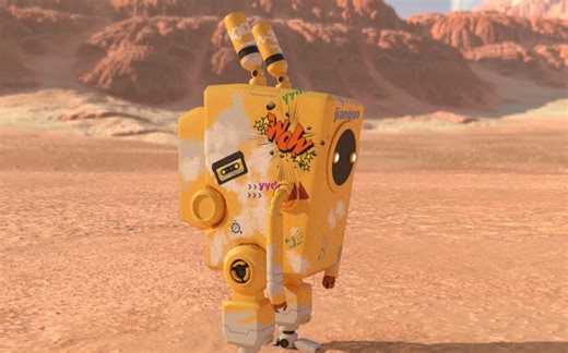 3Dmax零基础教程，机器人次世代建模全流程