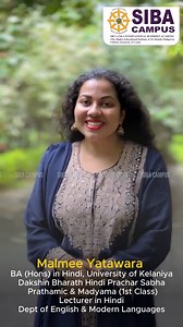 Diploma in Hindi (Part-Time) – Enroll Now! Kickstart your Hindi language journey at SIBA Campus – Kandy! 🎓 Course Commencement: 🗓️ 4th May 🕣 8.30 AM – 3.00 PM 📍 @ SIBA Campus Why join? ✅ Learn spoken & written Hindi from scratch ✅ Ideal for students, professionals, and language enthusiasts ✅ Part-time schedule – perfect for working individuals ✅ Gain a recognized qualification in modern languages 📞 For more info: 077 200 9600 | 072 784 4844 | 081 242 1693 🌐 Apply via: www.siba.edu.lk 📌 Li