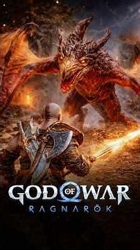 Kratos DESTROYS the Crimson Dread Dragon 😱🐉 #ragnarok #gowragnarok