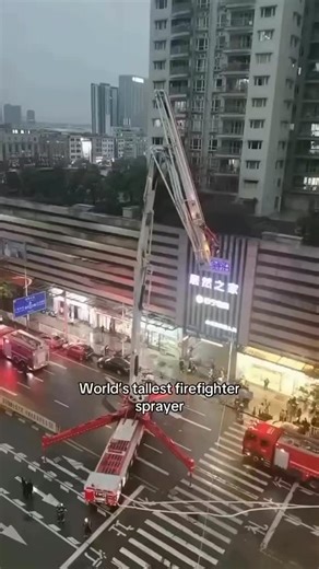 13K views · 535 reactions | Fire engine boom towers, also known as...