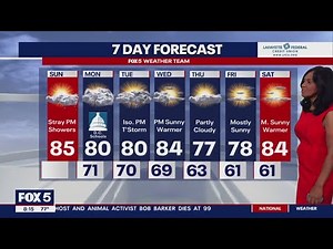 FOX 5: 7-day weather forecast