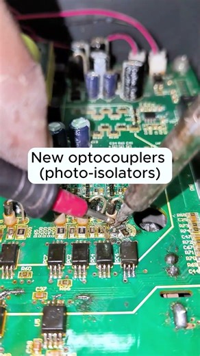 Fixing Inverter Output Phase Imbalance #electronicslearning #optocoupler #electronicsrepair