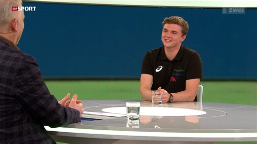 Tennis-Youngster Dominic Stricker zu Gast im «Sportpanorama»