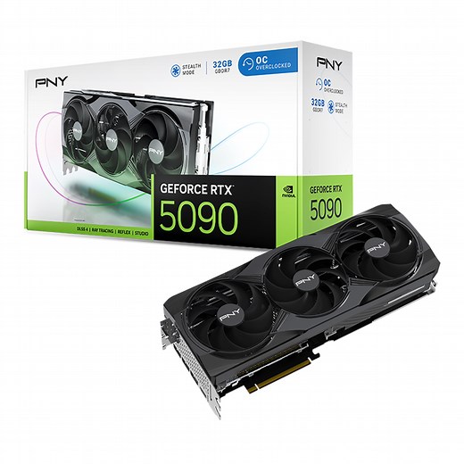 PNY GeForce RTX 5090 Triple Fan OC 32GB Video Card