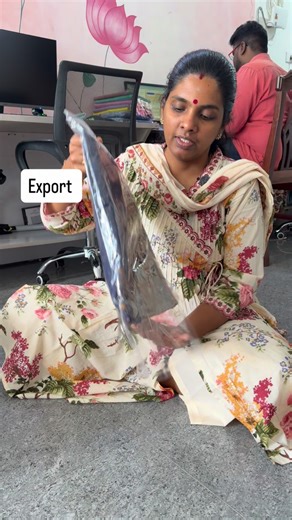 Saree Story With Shanmuga Priya | Who ever love to book - What’s app immediately Premium Salwar Export Material Brand - giving at the same price of sample received... | Instagram