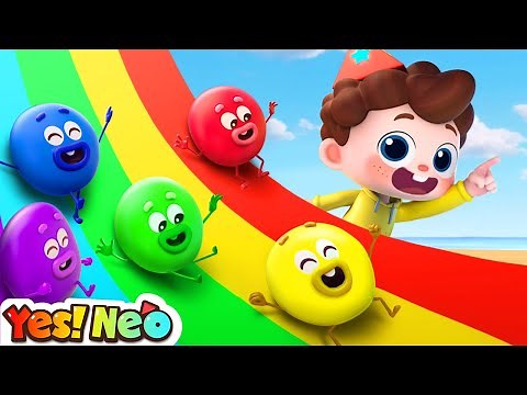 Five Little Candies | Learn Colors with Neo | Colors Song | Kids Songs | Starhat Neo | Yes! Neo