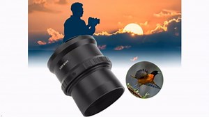 2 Inch M48x0.75 mm Ttype Adapter and M48NEX Lens Adapter Set, E Mount Cameras,Black