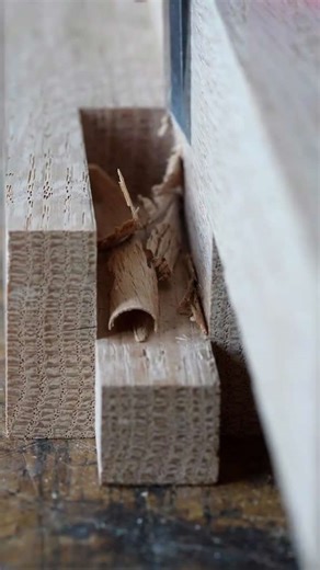 Watch a Japanese wood joint lock into place