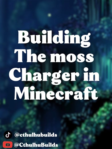 Building the Moss Charger from Hollow Knight in Minecraft #minecraft #hollowknight #minecraftbuilds #gaming
