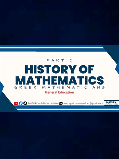 PART 2 - HISTORY OF MATHEMATICS - GENED DRILLS #historyofmathematics #gened #fyp #LET #LPT