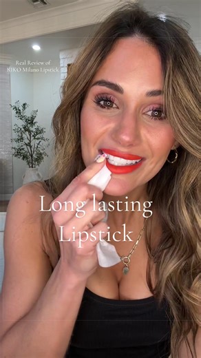 Real Review: The stay power is insane for KICK Milano Lipstick! She’s not going anywhere 💋 #lipstick #kissproof