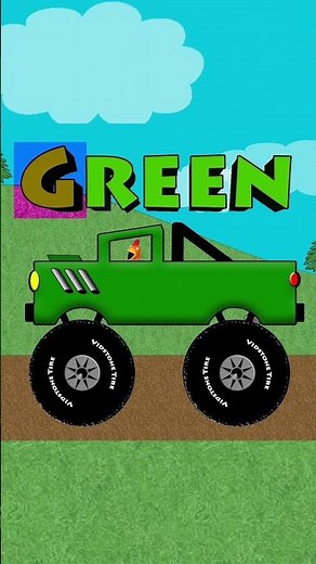 Green Monster Truck