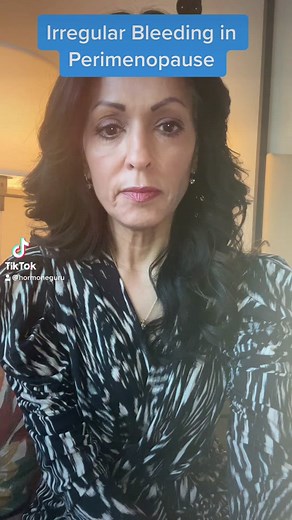 What is actually going on with irregular bleeding? #perimenopause #irregularperiods #periodproblems #menopause #perimenopausesymptoms