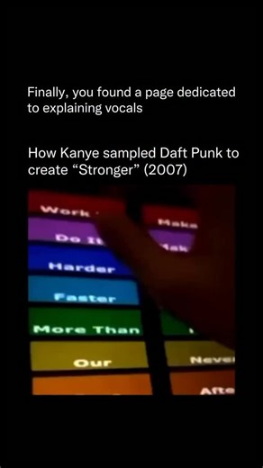 Explaining Vocals | When Kanye West released “Stronger” in 2007, it wasn’t just a hit single—it became one of the most influential examples of sampling done... | Instagram