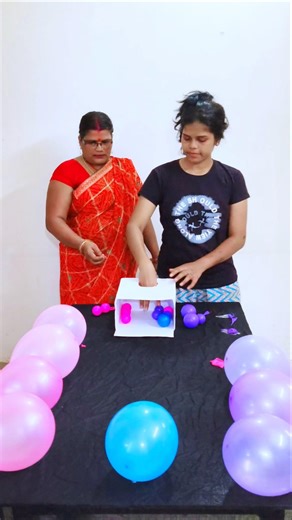 Pick the ball and burst the balloons challenge #shorts #shortsfeed #trending