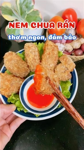 Cách làm nem chua rán tại nhà siêu đơn giản #nemchuaran