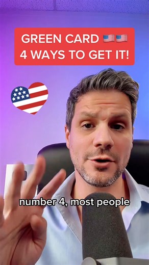 🇺🇸 GREEN CARD: 4 Ways To Get It! #greencard #usa #immigration #immigrants #immigrationlawyer | Immigration TV