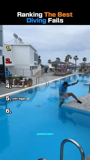 Ranking The BEST Diving Fails 😭✌️