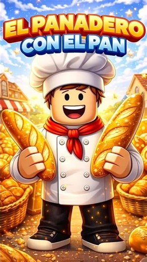 El panadero con el pan #roblox #viral