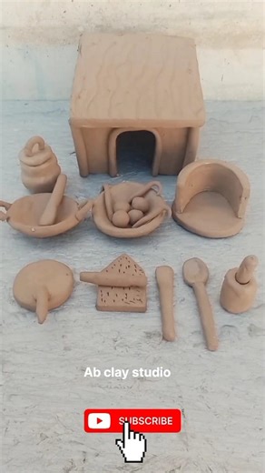 Diy how to make polymer clay miniature kitchen set 🏘️||beautiful handmade miniature kitchen set|#diy