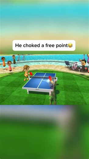 Then he unleashes on dudy dude😂 #funny #poofesure #rage #wiisportsresort #fyp