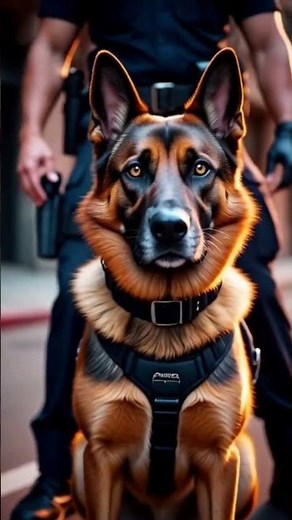 The Working Dog: German Shepherds in Service and Protection#PoliceDog#ServiceDog#HeroDog#German