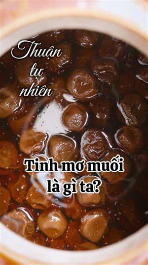 Có ai biết tinh mơ muối là gì không? #songkhoecungtotam #thucduong #anlanh #ancungtiktok #chay