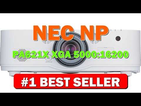 NEC NP PA621X XGA 5000:1 6200 Lumens HDMI VGA 240V LCD Projector - B00NJ3B3QU
