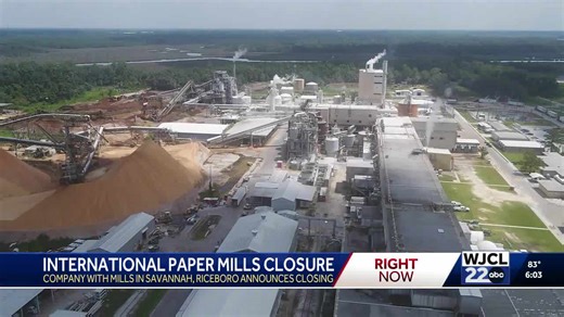 International Paper shutting down Savannah, Riceboro mills, impacting 1,100 jobs