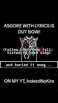 ASGORE WITH LYRICS IS OUTTTT #undertale #asgore #songlyrics