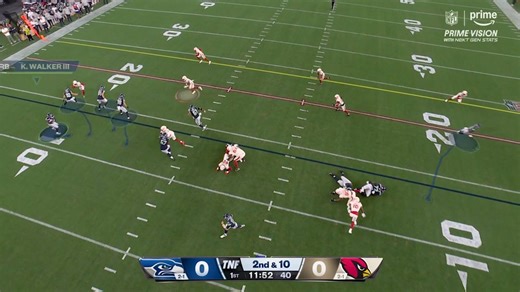 Track Kenneth Walker III's 29-Yard Catch And Run With 'TNF' Prime Vision