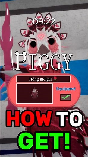 HOW TO GET *NEW* “Hóng Méiguī 🌹” SKIN IN PIGGY!!! 🦚🌹 #Piggy #PiggyUpdate #RobloxPiggy #PiggySkins