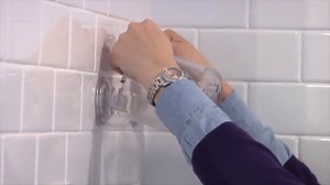 iDesign Plastic Power Lock Suction Shower Shaving Mirror with Razor Holder, Fog-Free Mirror for Bathroom or Tub, 6.25" x 8.5" x 2.5", Clear