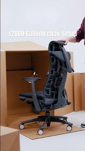 Herman Miller Embody + Atlas headrest setup