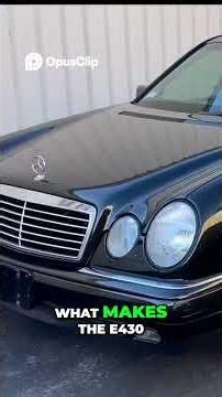 Mercedes E430 German Hammer Performance, Luxury, Reliability! #shorts