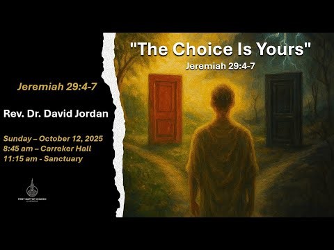 2025-10-12 |FreshStart Service | “The Choice Is Yours”