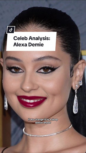 Alexa Demie: Deep Winter Color Analysis and Styling