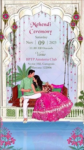 Luxury Wedding Card Design | 10231PR | Wedding Invitation Ideas 2025 #wedding #invitations