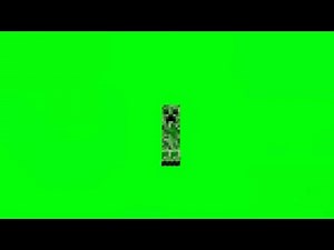 Creeper explosion Minecraft ( Green Screen)