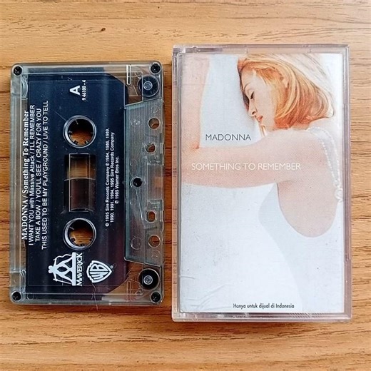 Madonna Something to Remember (1995) Maverick Records Original Kaset Cassette Tape