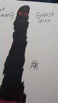 The Time Demon 3 - Let’s call him Vincent The Ghost Spirit 👻 😈 | Art is few years Old…