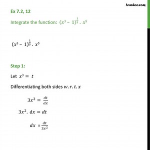 Ex 7.2, 12 - Integrate (x3 - 1)1/3 .x5 - Chapter 7 CBSE - Ex 7.2