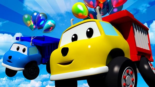 Ethan the Dump Truck S02:E01 - Learn Colors - Ethan Blows Up Colored Balloons