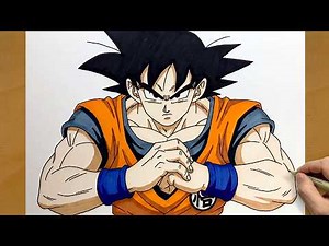 How to Draw Goku | Classic Dragon Ball Z Style Tutorial