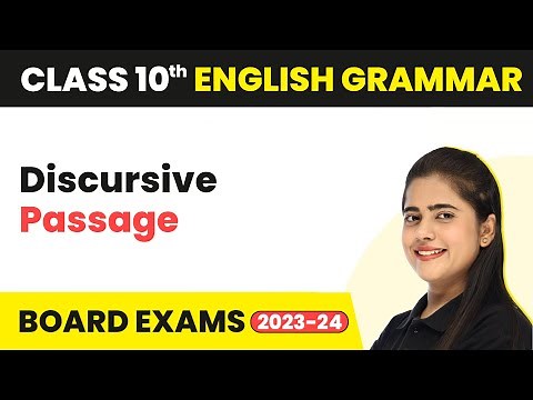 Discursive Passage Class 10 English | Class 10 CBSE Reading Comprehension Sample Que Paper 2022-23